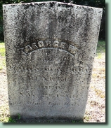 George Washington Bunker gravestone