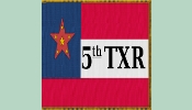 TX 5th Rangers Flag